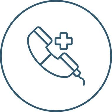 tıbbi ve sağlık çizgisi vektör simgesi 