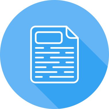 Sayfa Yüzleşmesi simgesinin vektör çizimi