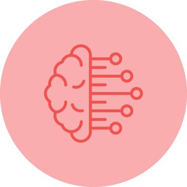  İş Zekası web simgesi vektör illüstrasyonu 