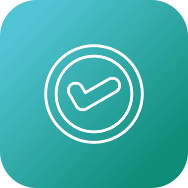 İşaretleme simgesi web illüstrasyonunu işaretle