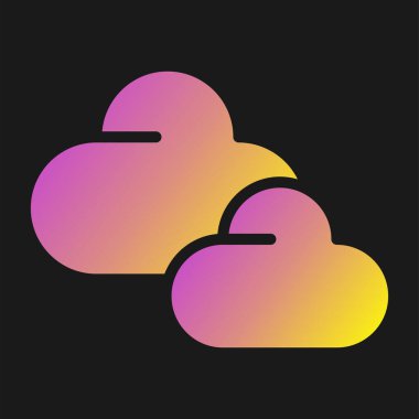 cloud web icon simple illustration