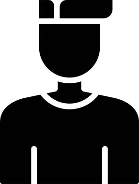 kullanıcı. Web simgesi vektör illüstrasyonu