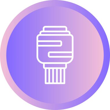 SATA kablo simgesinin web illüstrasyonu