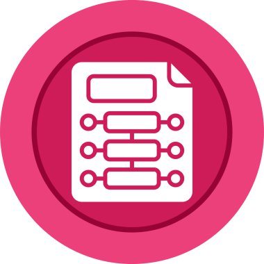 Infographic web simgesinin vektör illüstrasyonu