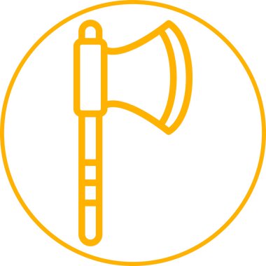 Balta. Web simgesi basit illüstrasyon