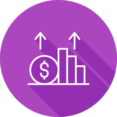 Ekonomi ikonu vektör illüstrasyonu