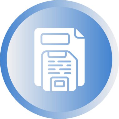 Kaydet düğmesi simgesinin vektör illüstrasyonu