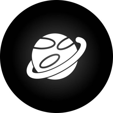 Gezegenin vektör illüstrasyon simgesi 