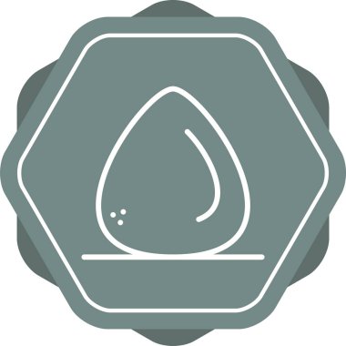 Yumurta ağ simgesi, basit vektör illüstrasyonu 