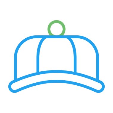 hat web simgesi vektör illüstrasyonu 