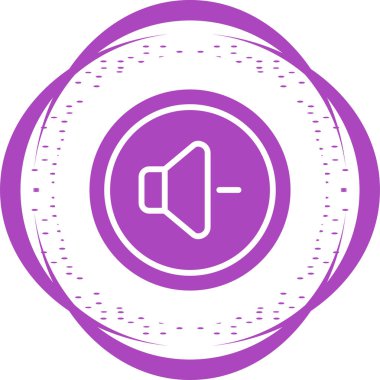 Down Button modern simgesinin vektör illüstrasyonu