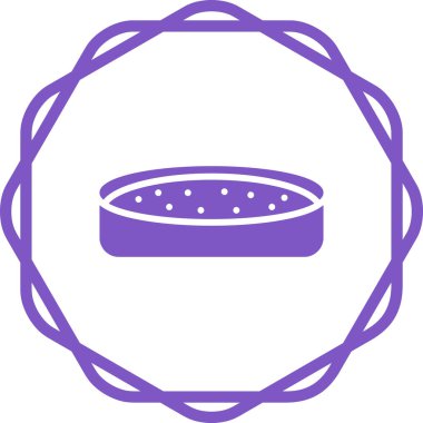 Petri Çanağı ikon vektör illüstrasyonu 