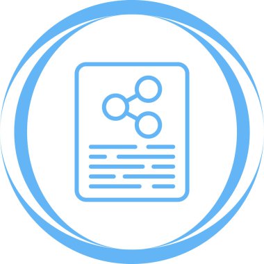 Paylaş. Web simgesi vektör illüstrasyonu