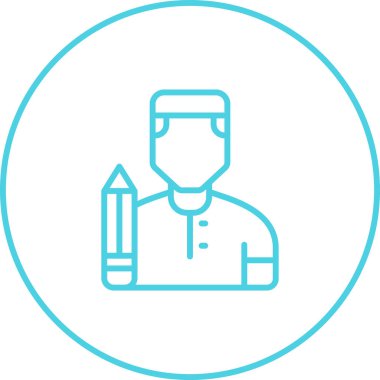 kullanıcı. Web simgesi vektör illüstrasyonu