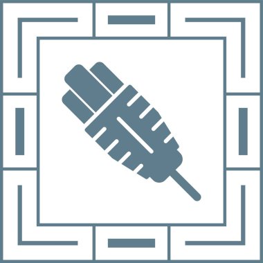 Ethernet web simgesinin vektör illüstrasyonu