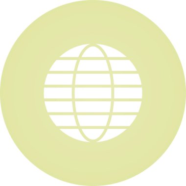 Globe web simgesinin illüstrasyonu 