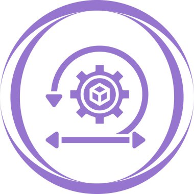  Özyinelemeli Tasarım ikon vektör çizimi 