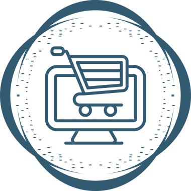 bilgisayar simgesi, vektör illüstrasyonu basit tasarım