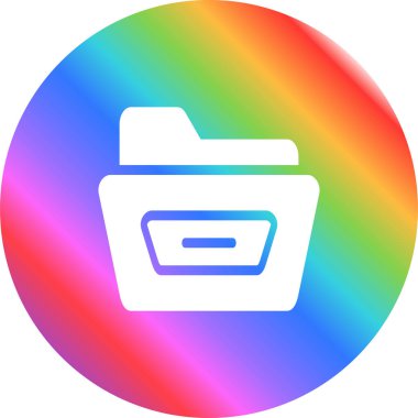 Dosya Dizini simgesinin vektör illüstrasyonu