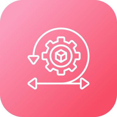  Özyinelemeli Tasarım ikon vektör çizimi 