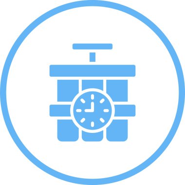 Beyaz Arkaplanda Dinamit Tnt Simgesi. Vektör