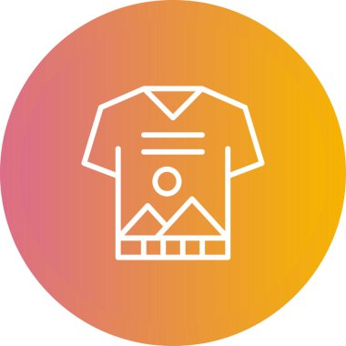 t-shirt simgesi, vektör illüstrasyonu basit tasarım