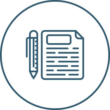 Sözleşmeli ağ simgesi, vektör illüstrasyonu