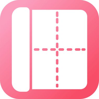 Beyaz Arkaplanda Web Sayfası Kenarlıkları Simgesi İzole Edildi 