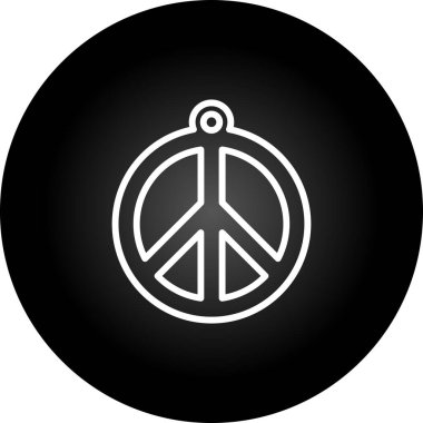 Barış işareti web illüstrasyon tasarımı