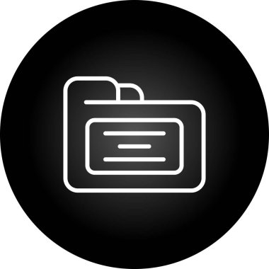 dizin web simgesi, basit vektör illüstrasyonu