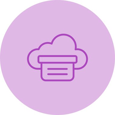 Kaplama simgesinin vektör illüstrasyonu