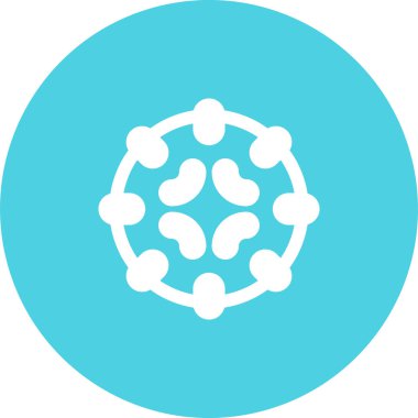 Hedef simgenin vektör illüstrasyonu 