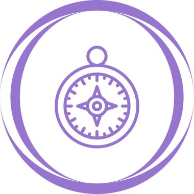 pusula simgesi web basit illüstrasyon