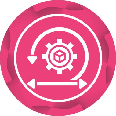  Özyinelemeli Tasarım ikon vektör çizimi 