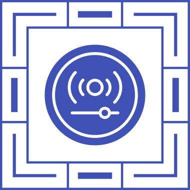 Canlı yayın simgesinin vektör illüstrasyonu