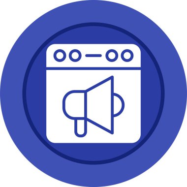 tarayıcı simgesi vektör illüstrasyonu