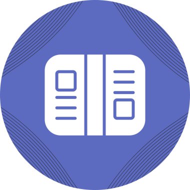 Kutu simgesi vektör illüstrasyonu