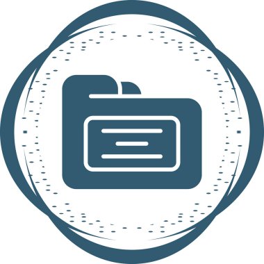 dizin web simgesi, basit vektör illüstrasyonu