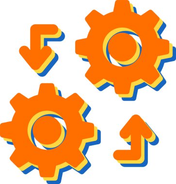 işletim Ağ ikonu vektör illüstrasyonu 