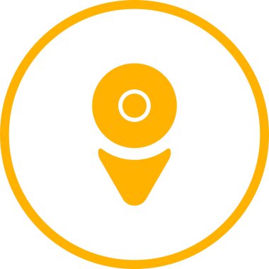 Aşağı kaydır. Web simgesi basit illüstrasyon