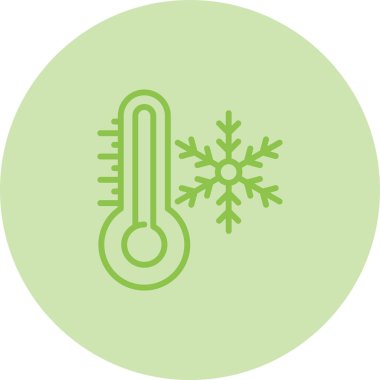 termometre ağ simgesi vektör çizimi 