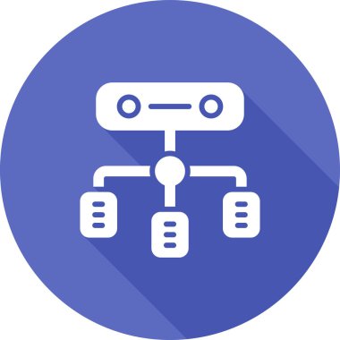 Yük dengeleyici. Web simgesi basit illüstrasyon