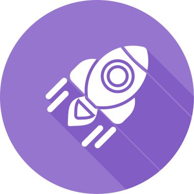 roket ağ ikonu vektör illüstrasyonu 