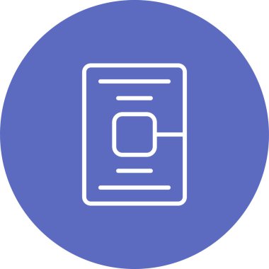 Beyaz Arkaplanda Seçim Simgesi İzole Edildi 
