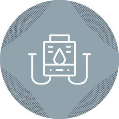 su kazan simge vektör çizim 