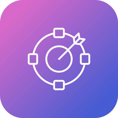 hedef web simge vektör çizim