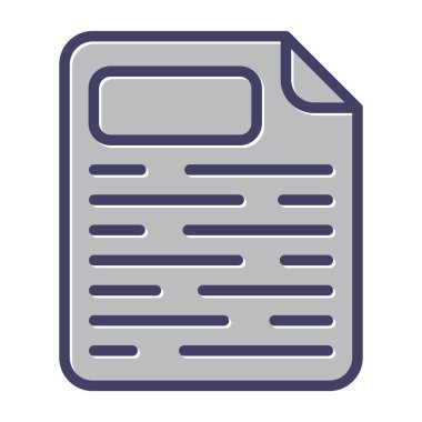 Sayfa Yüzleşmesi simgesinin vektör çizimi