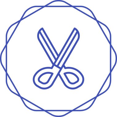 Scissors icon, vector illustration simple design