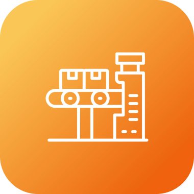 Taşıyıcı Şerit simgesi, vektör illüstrasyonu 