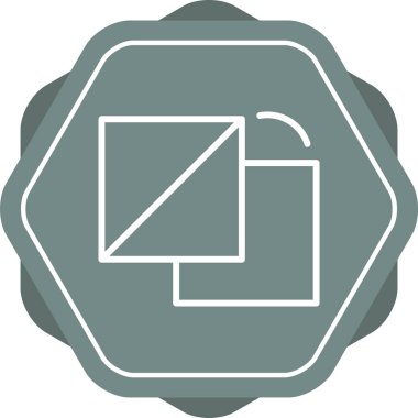 Önplan web simgesi, vektör illüstrasyonu